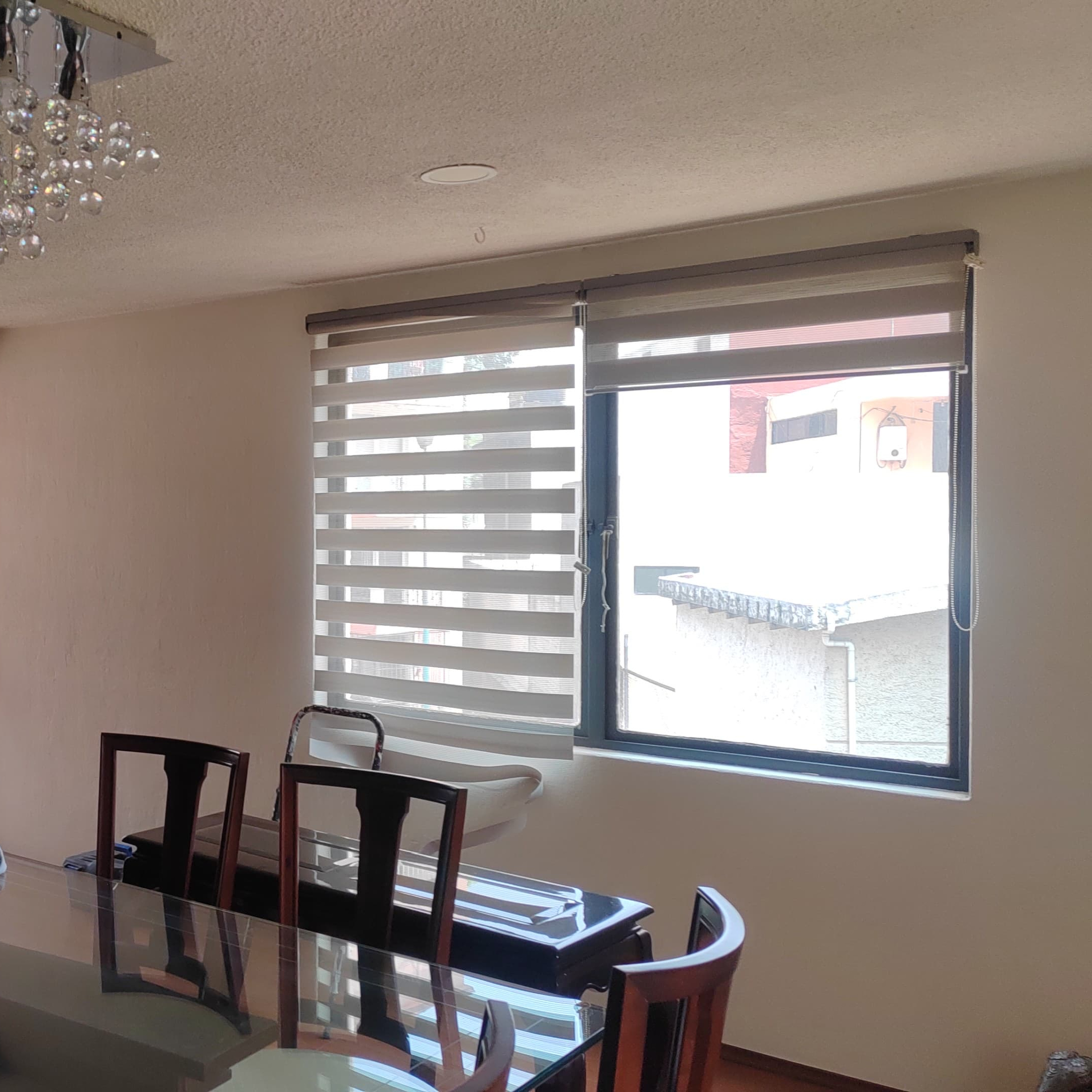 Persiana Sheer Elegance instalada en CDMX por ALTACASA