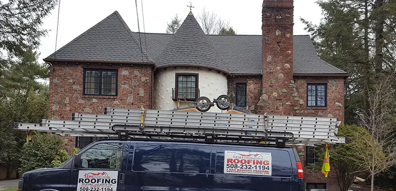 Expert roofing services in Brockton MA by Lema Construction