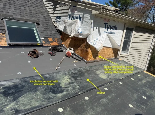 Roofing - Flat Roofs & Low-Pitch Roofs - Image