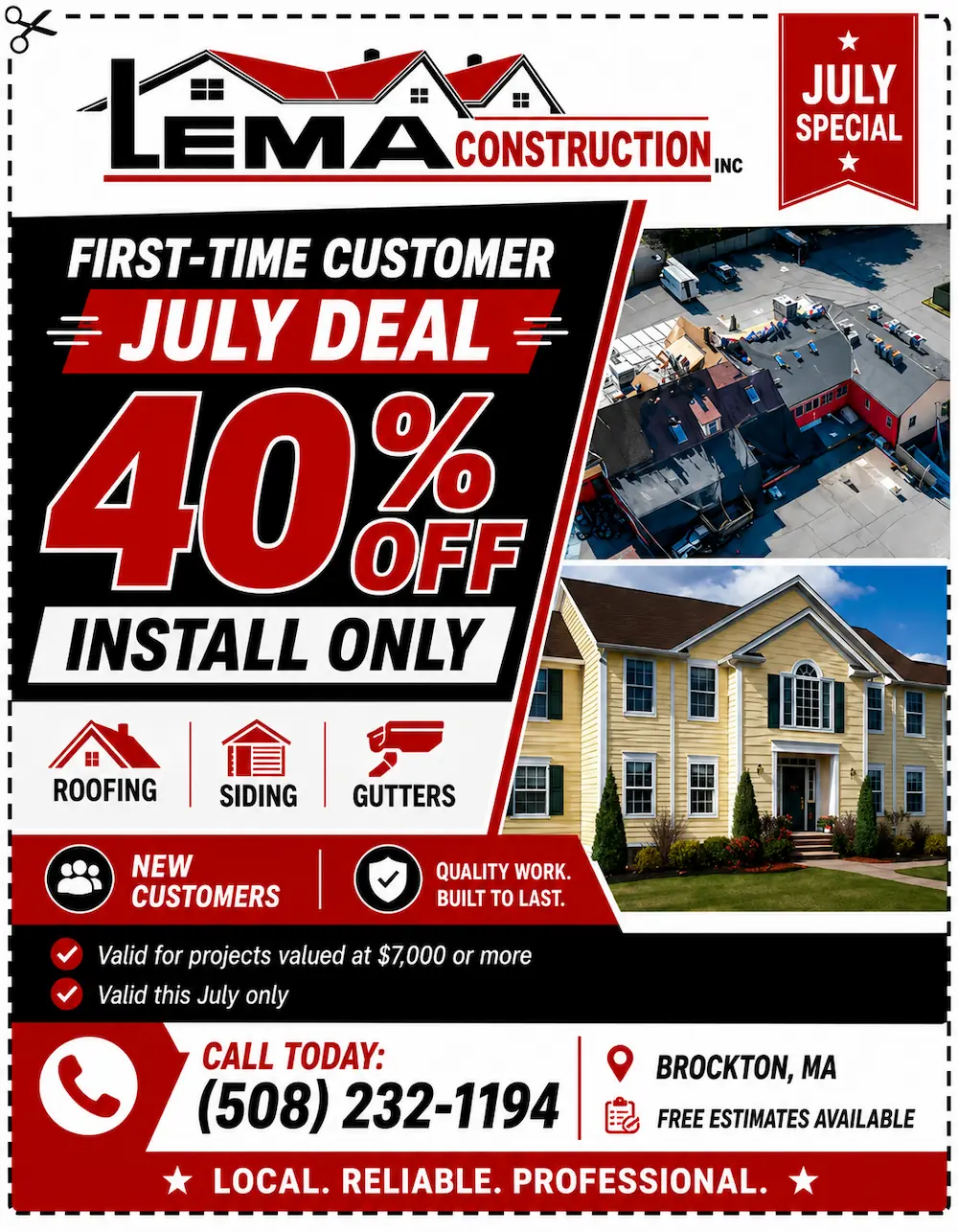 Expert in Roofing Services in Brockton, MA