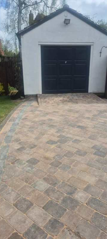 Driveway installation completed by JH Landscapes