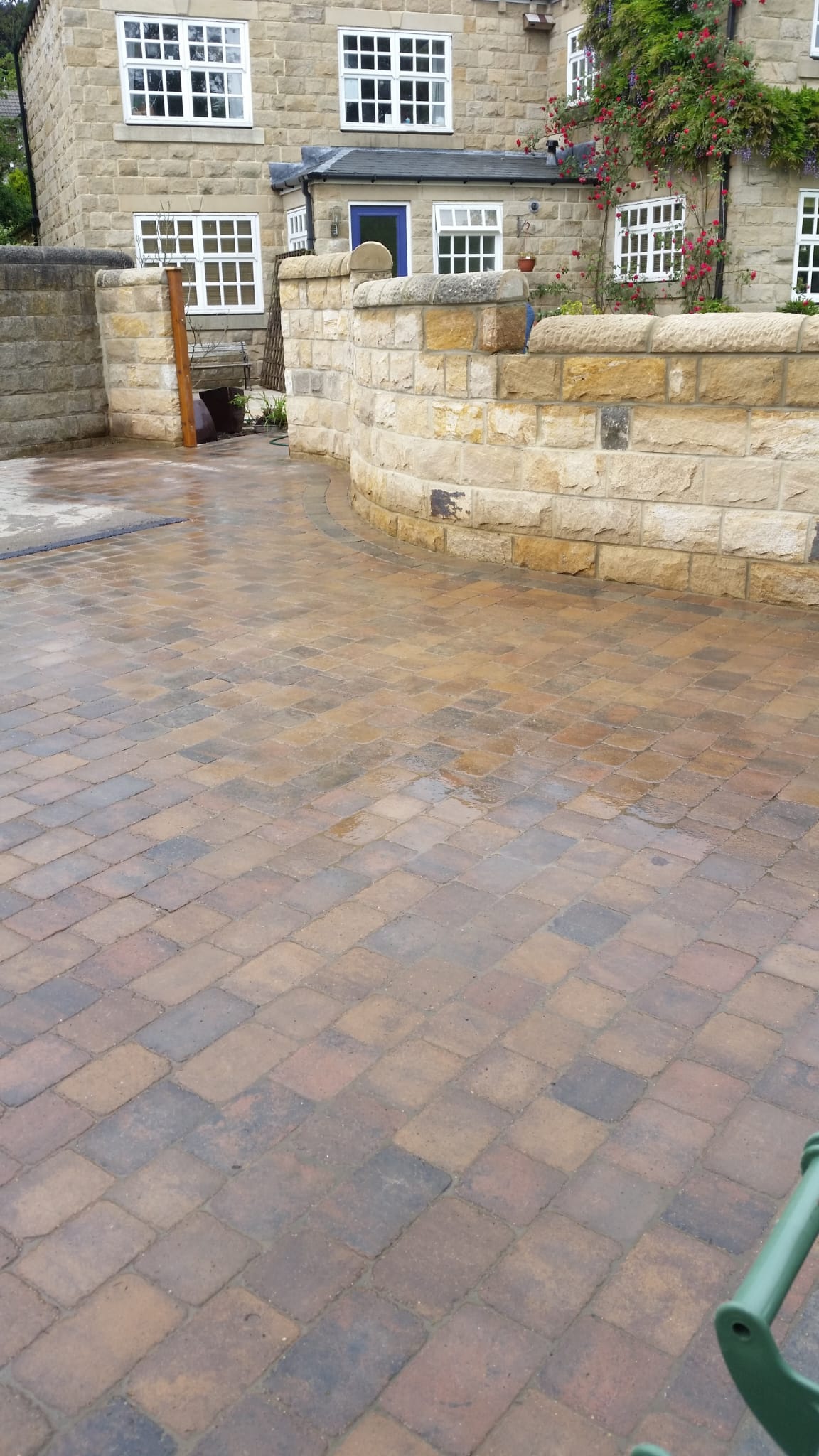 Block paved driveway completed by JH Landscapes