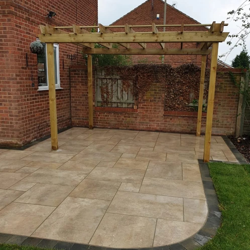 Landscaping project completed by JH Landscapes
