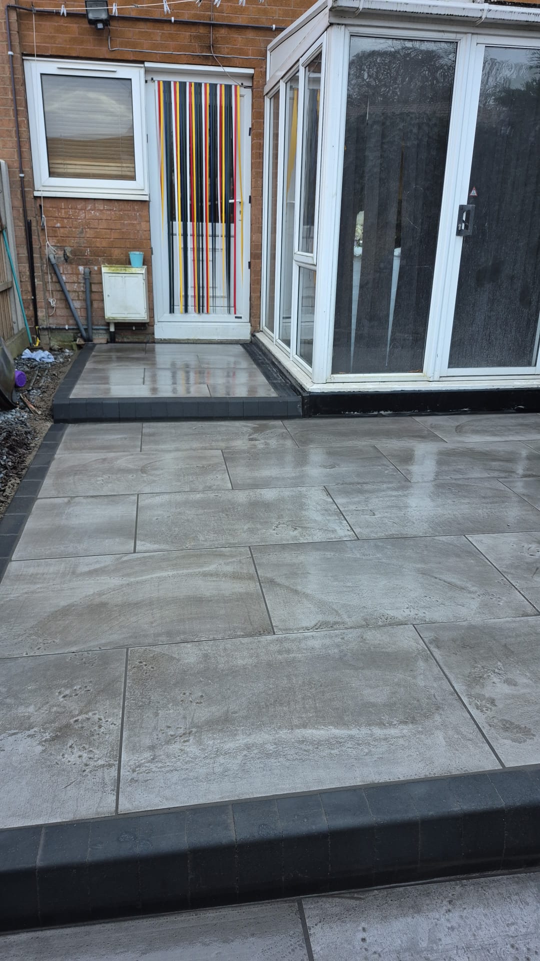 Patio installation completed by JH Landscapes