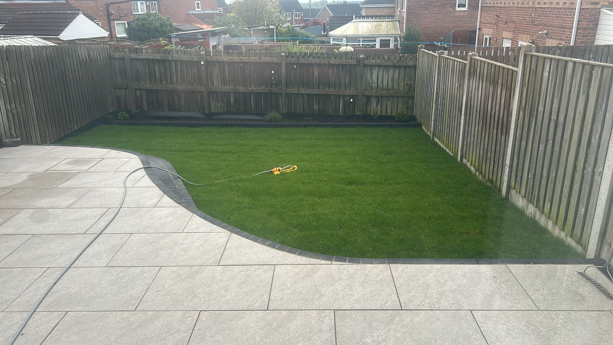 Patio installation completed by JH Landscapes