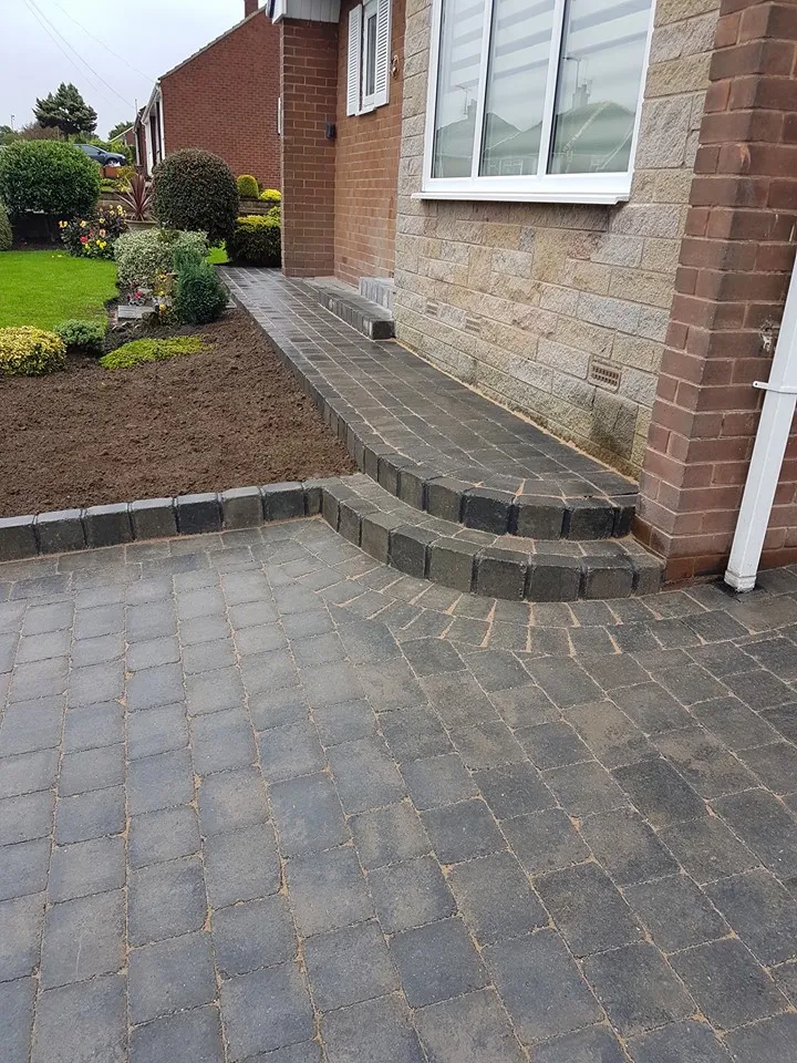 Driveway installation completed by JH Landscapes