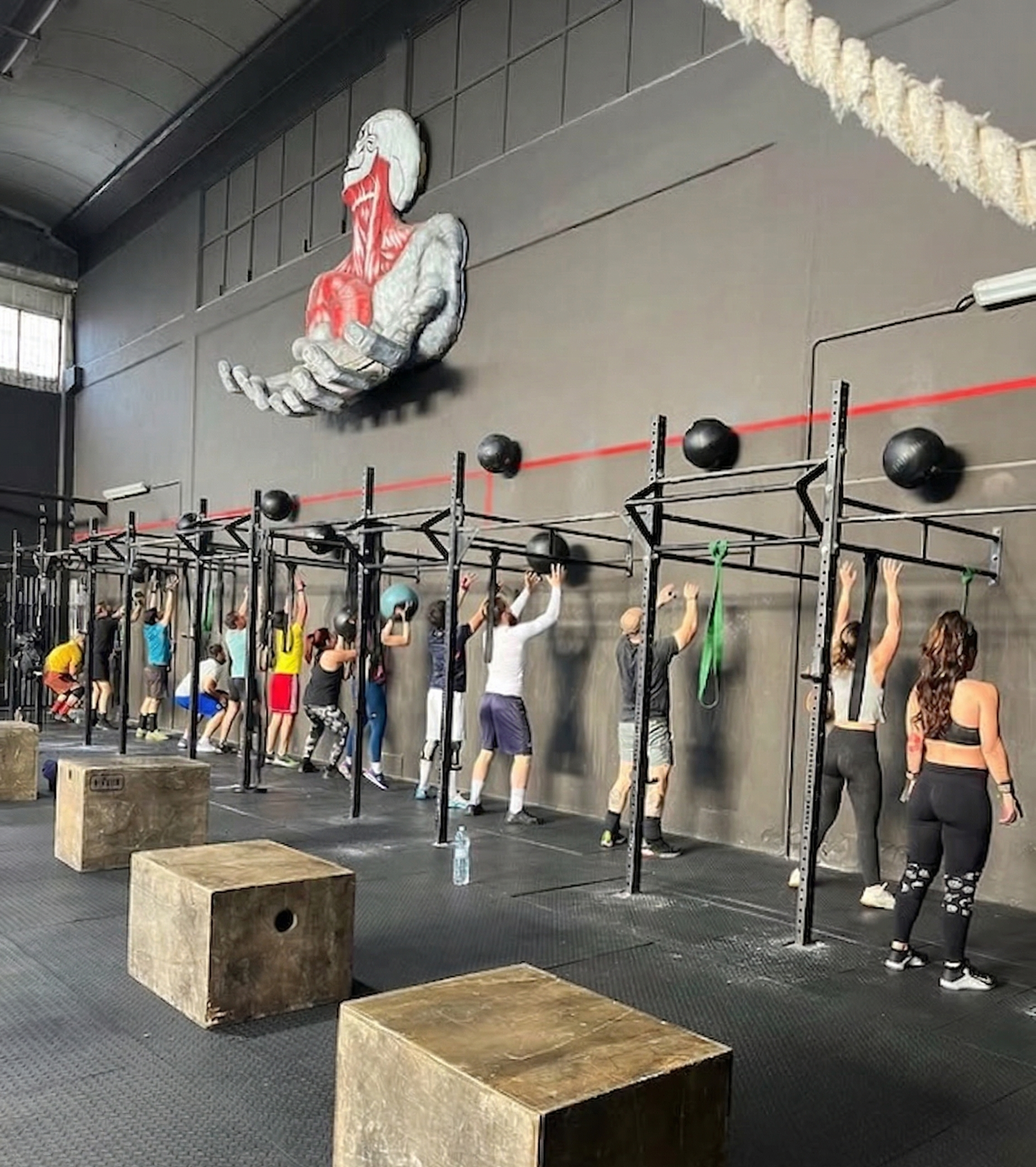 Allenamento di gruppo al Macro Revolution Club