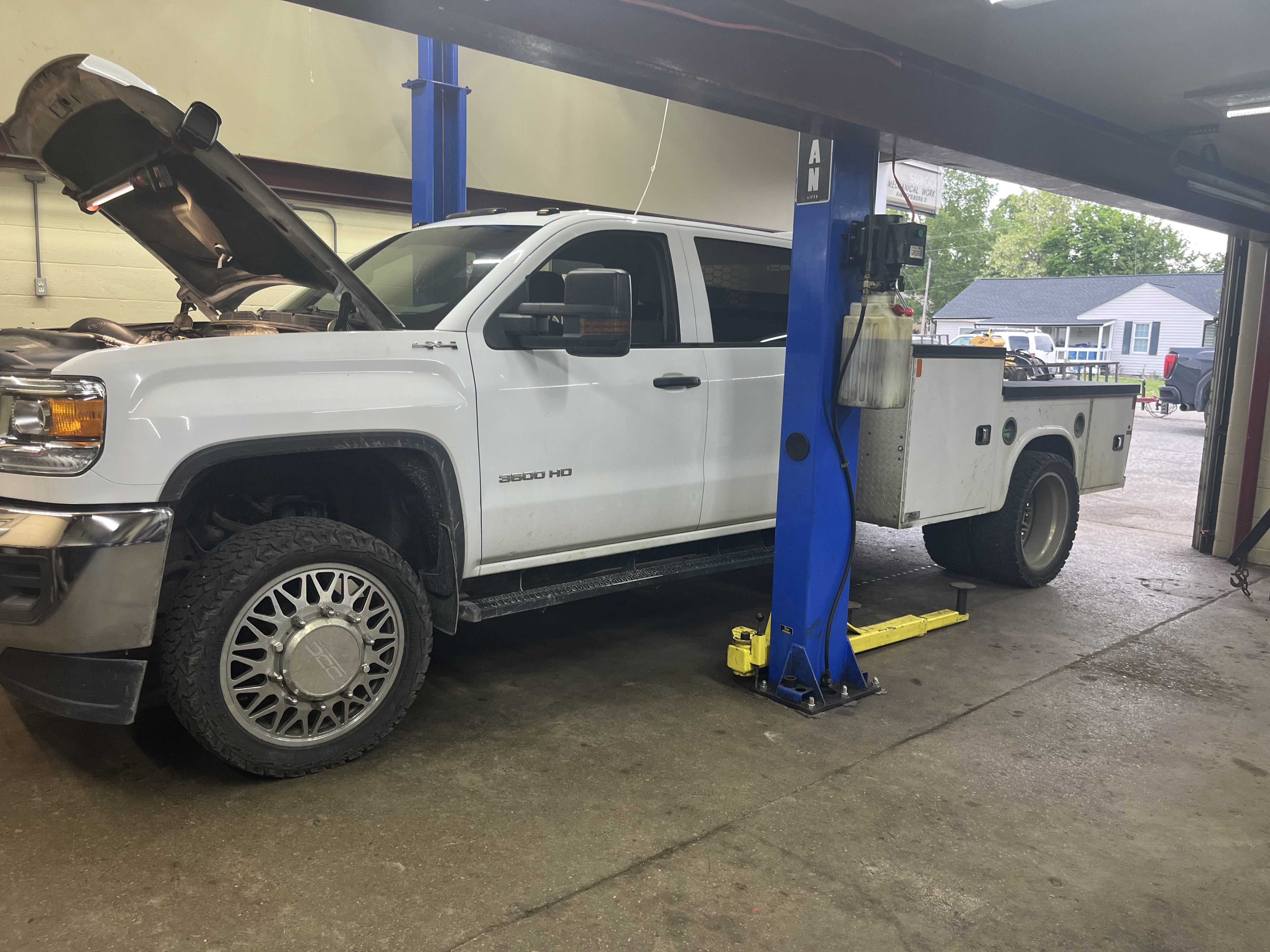 Farm equipment service at County Line Diesel