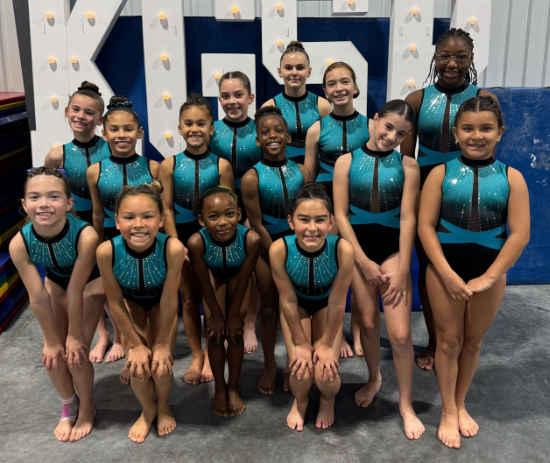 Competitive gymnastics in Katy