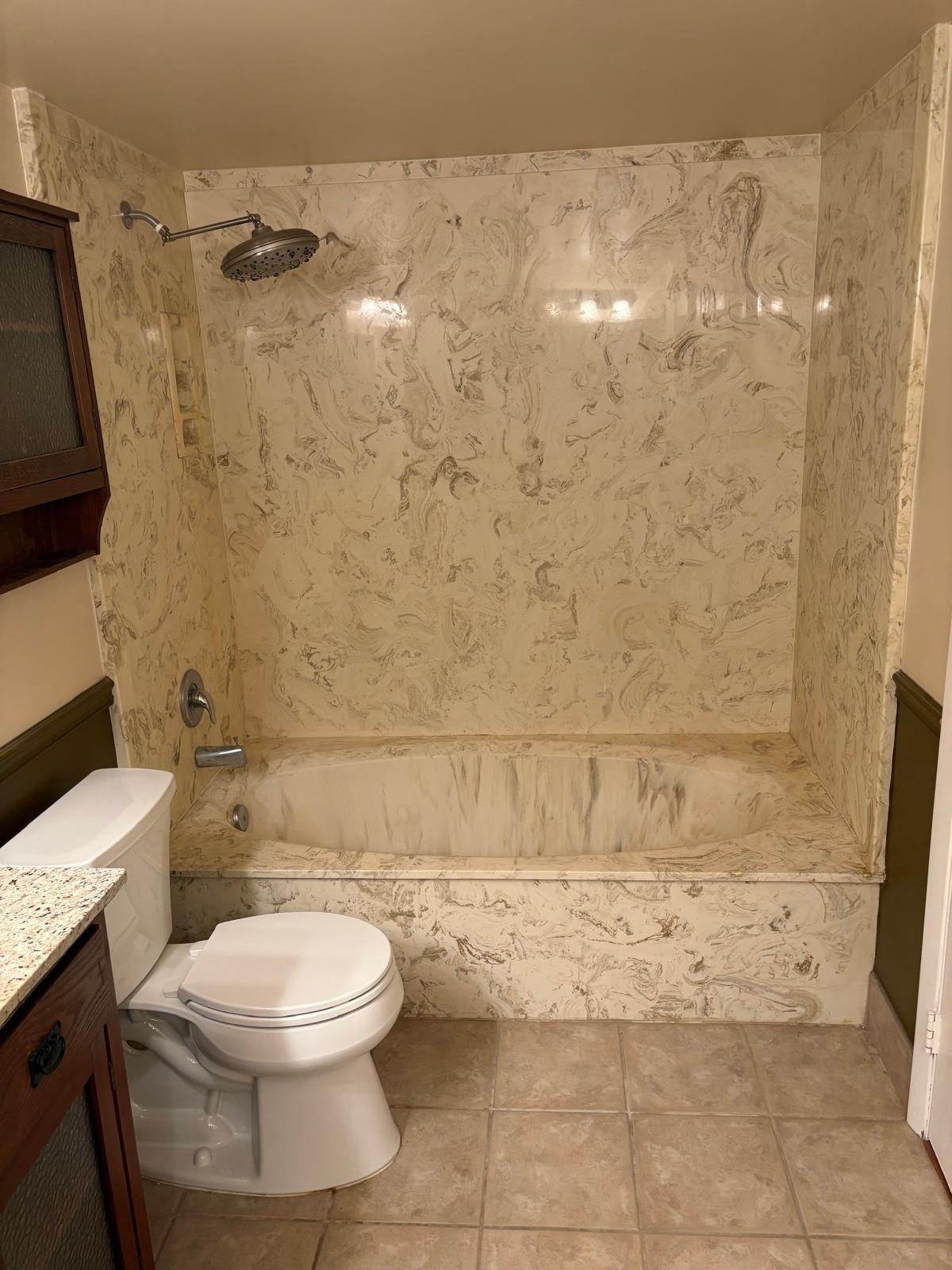 Bathroom before remodel by Custom Bath and Tile