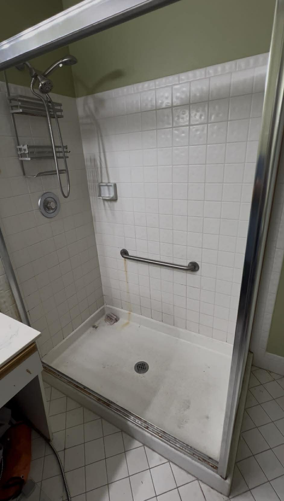 Bathroom before remodel by Custom Bath and Tile