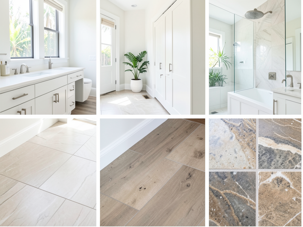 5 Durable Bathroom Flooring Solutions in Palm Beach County