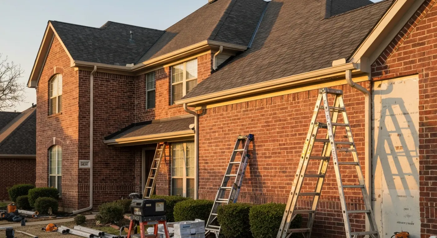 Storm damage restoration