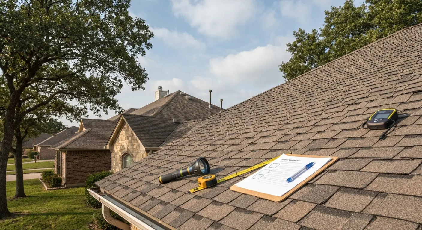 Professional roof inspection Edmond