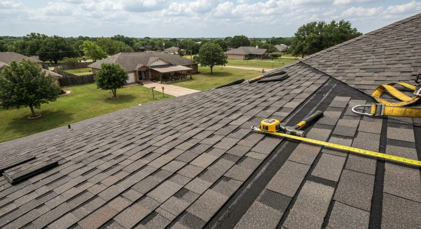 Storm damage roof repair