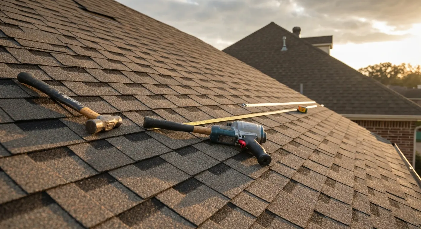 Storm damage roof repair Norman