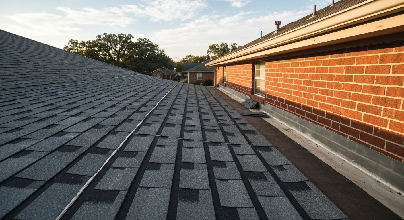 Roof repair project