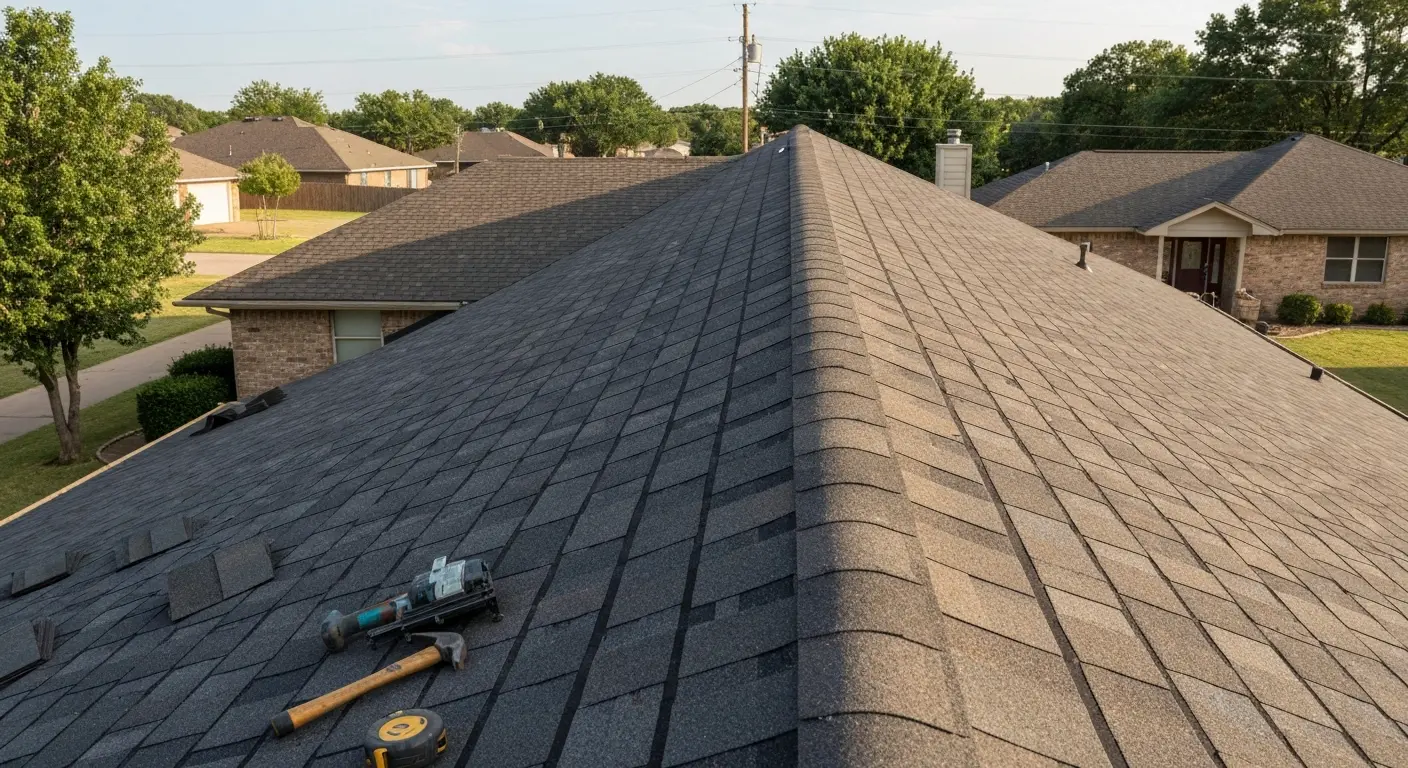 Residential new roof installation