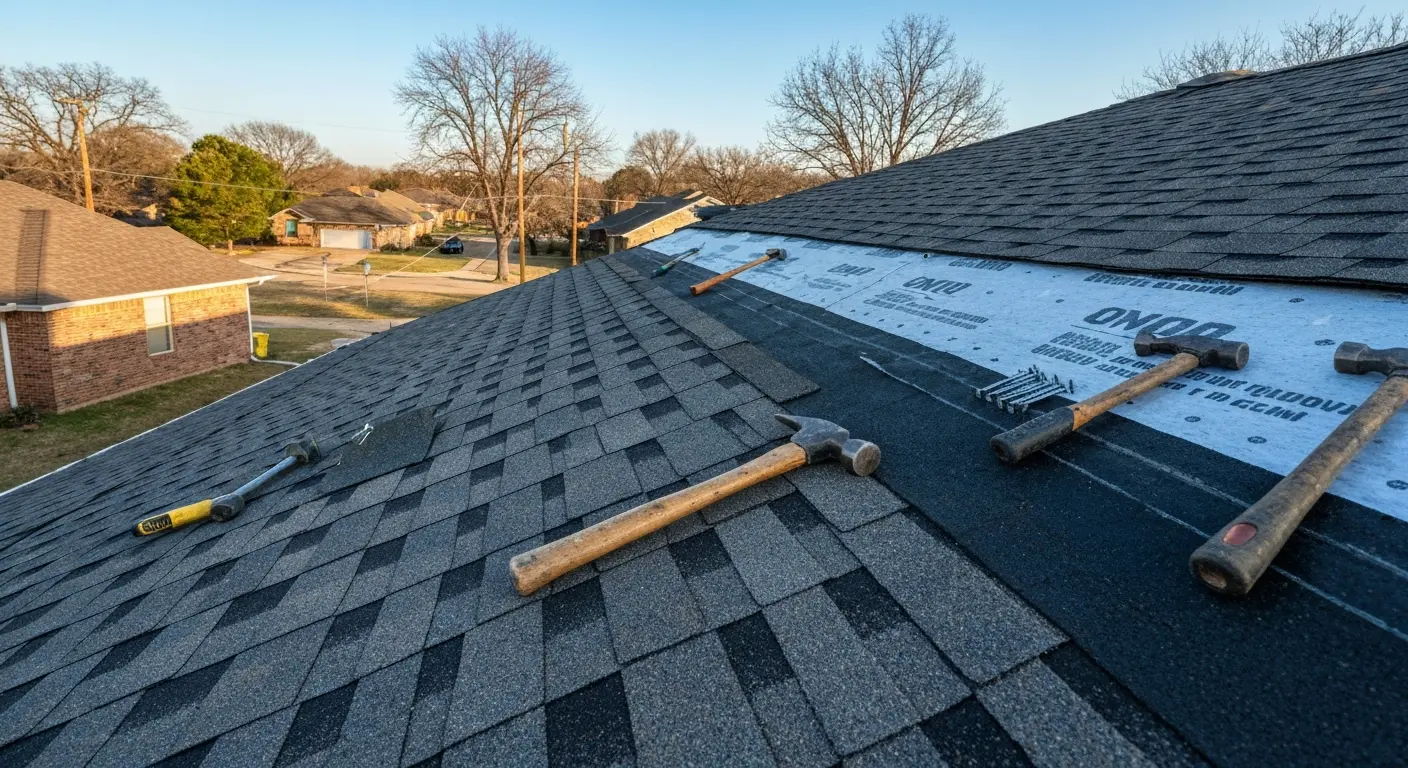 Roof repair work in Newcastle