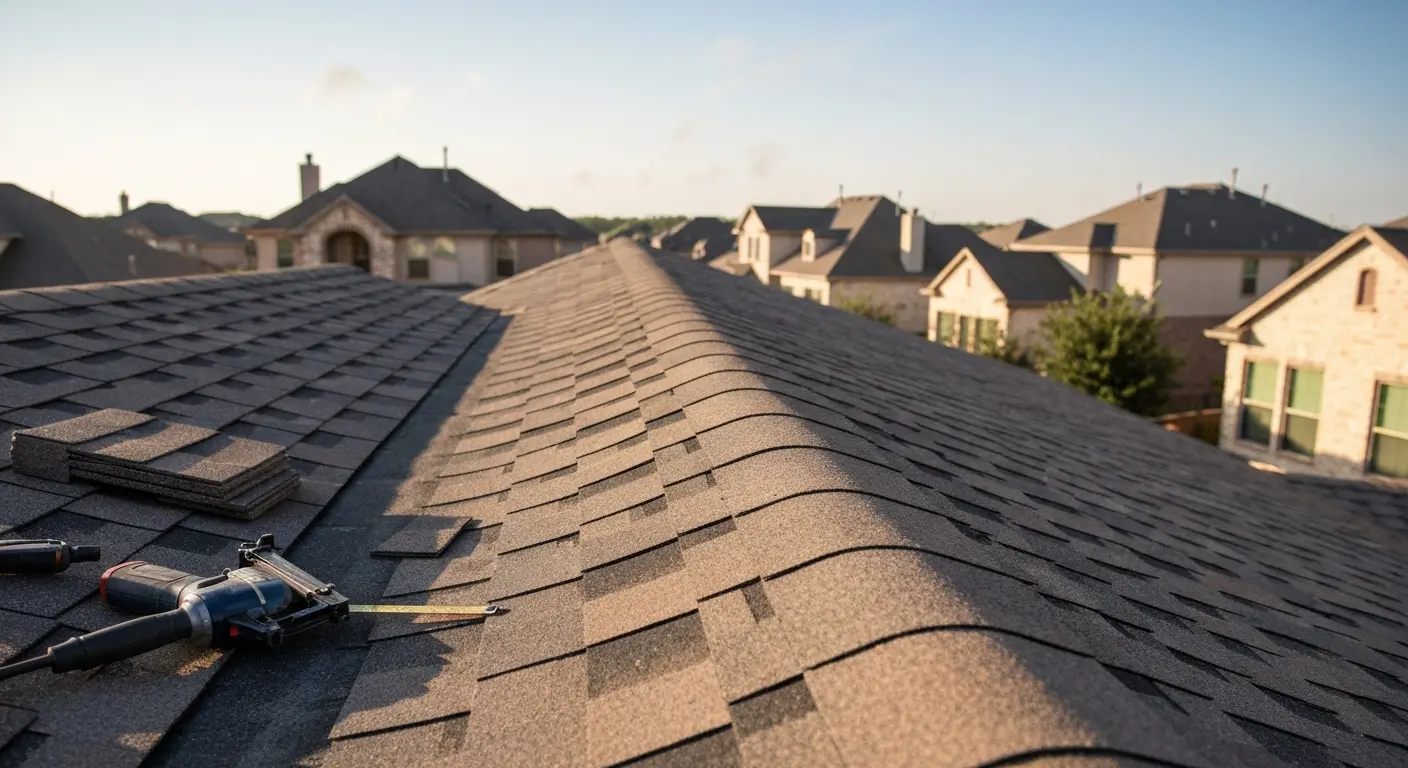 Storm damage roof repair