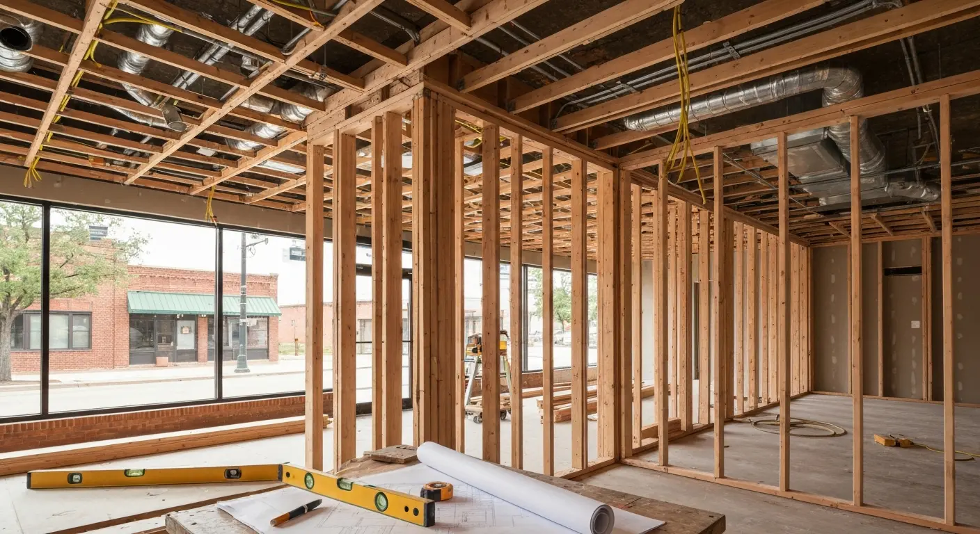 Retail storefront build out