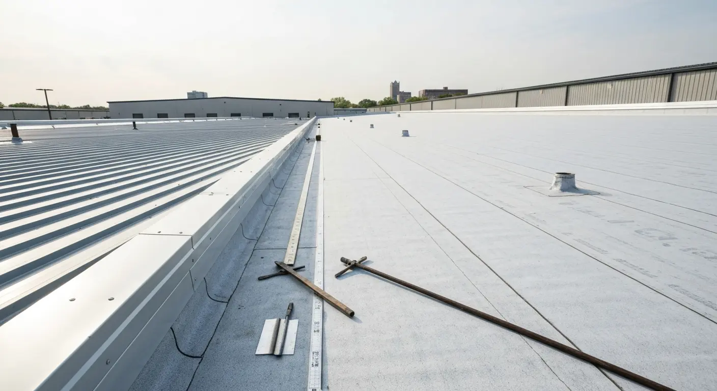 Commercial roof project