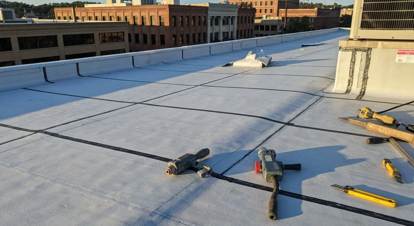 Commercial roof repair