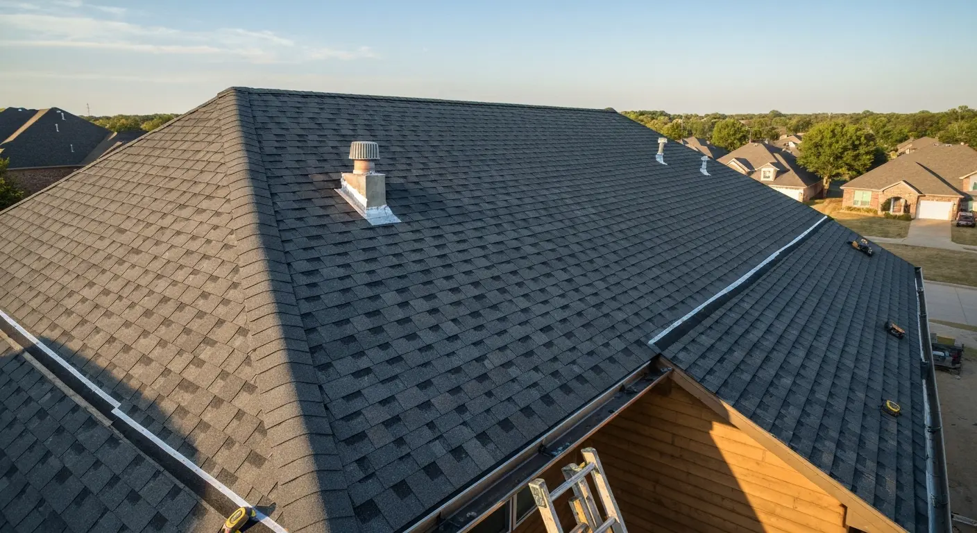 Residential roof installation Edmond