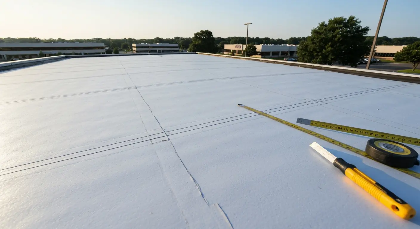 Commercial roofing project