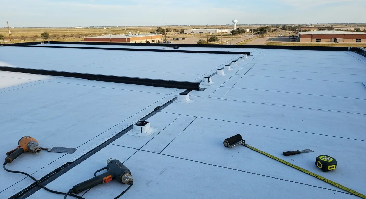 Commercial roofing services in Tuttle