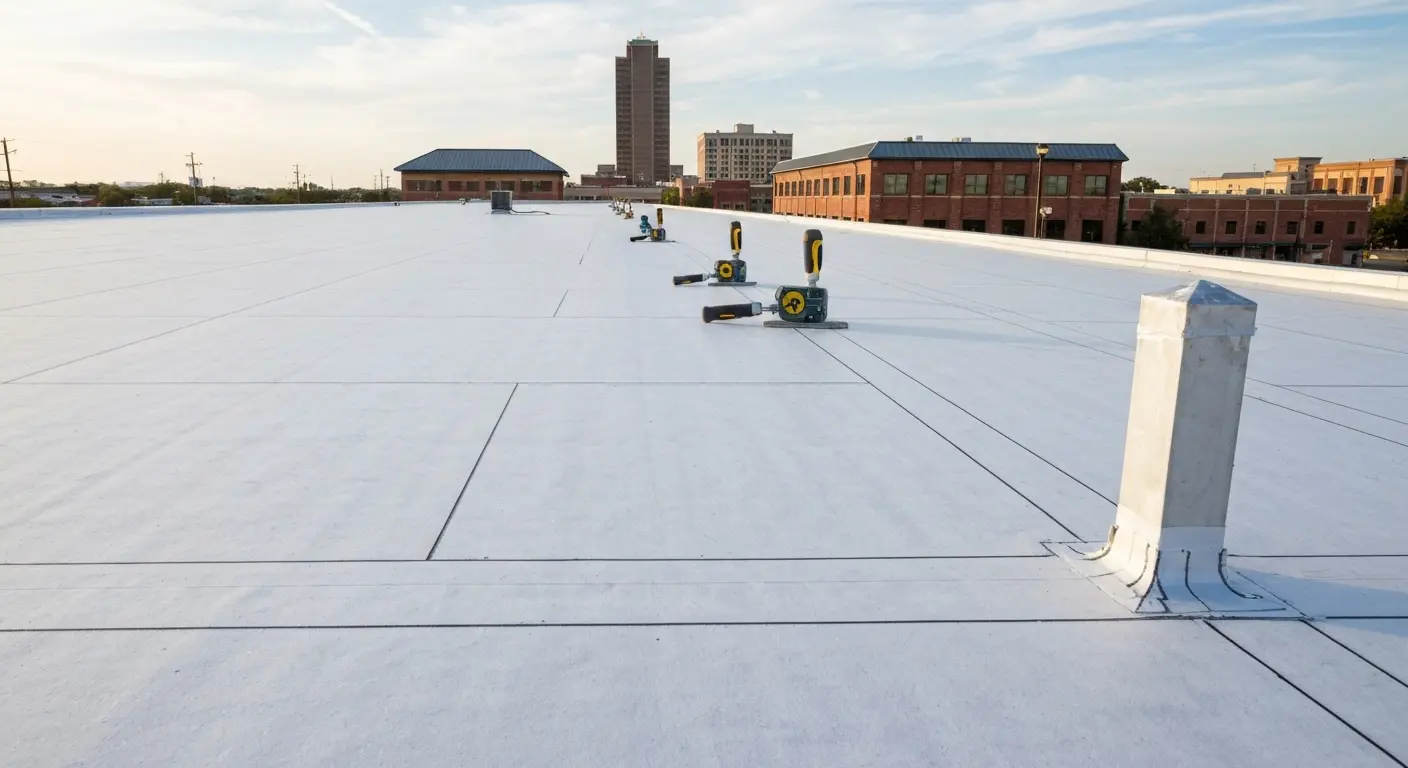 Commercial roof maintenance Edmond