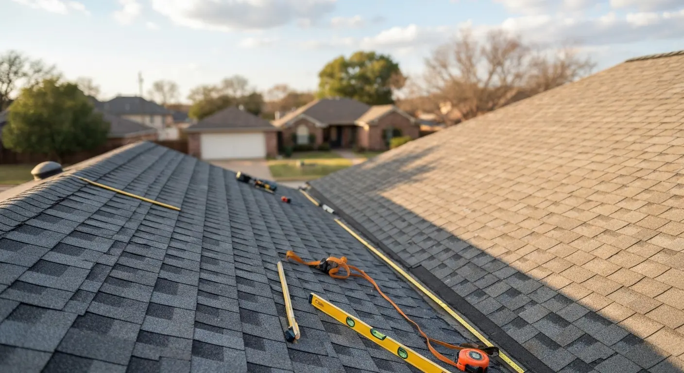Storm damage roof repair