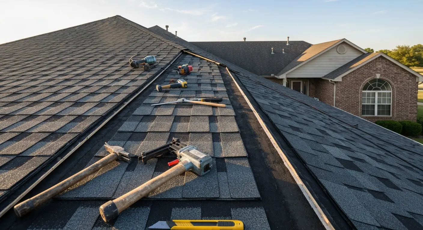 Residential roof repair