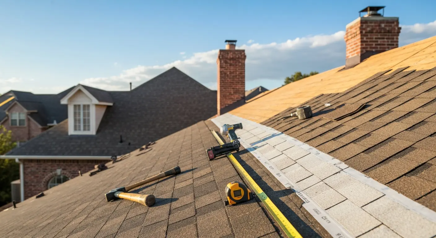 Storm damage roof repair Edmond