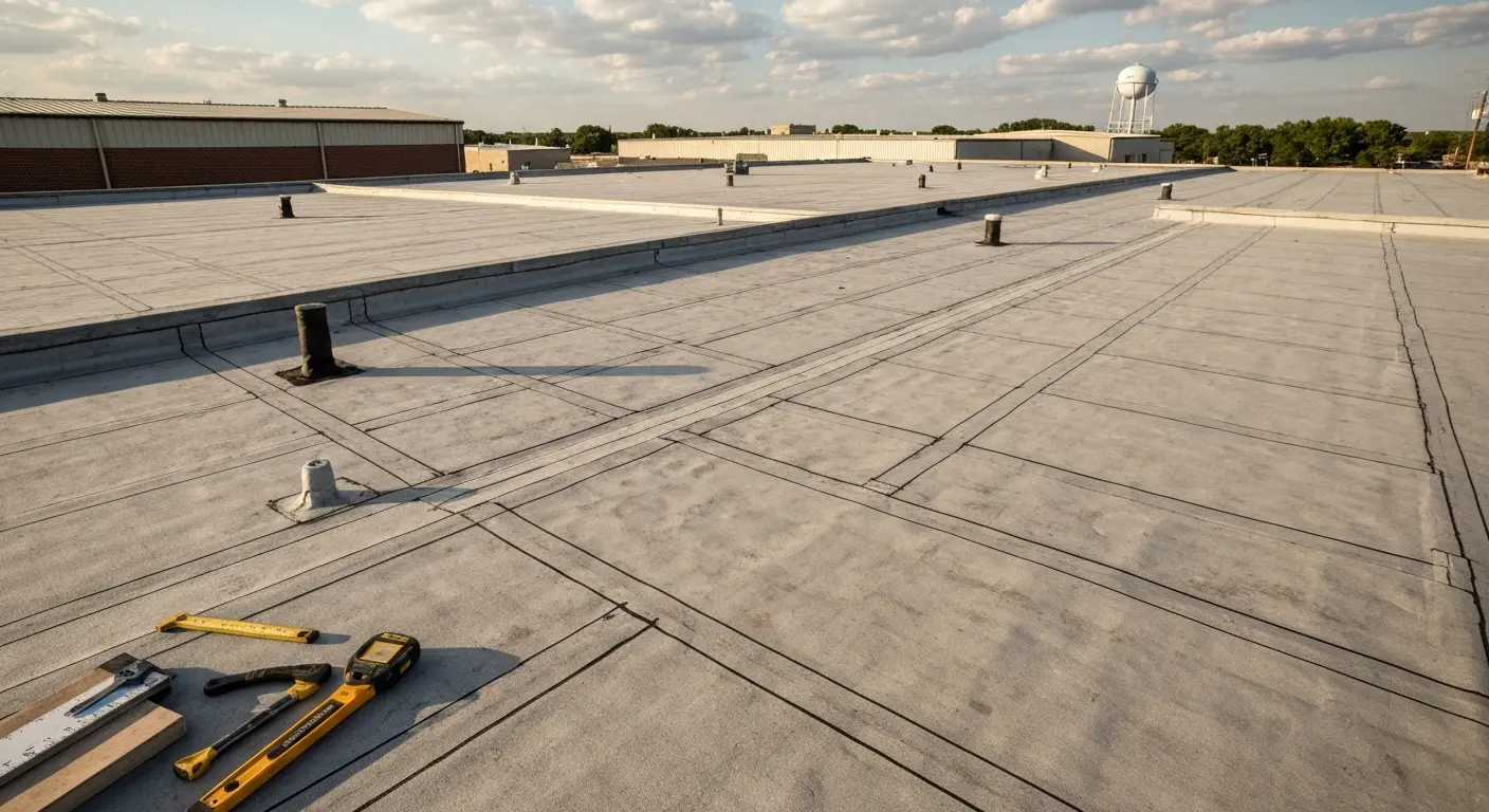 Commercial roofing project
