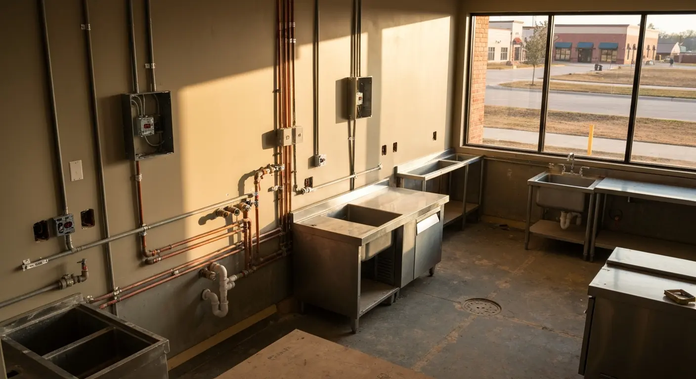 Commercial kitchen build out