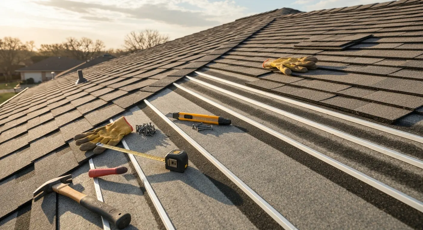 Residential roof replacement