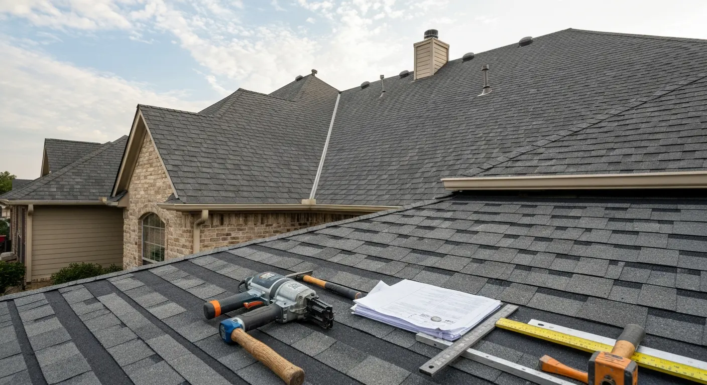 New roof installation in Norman