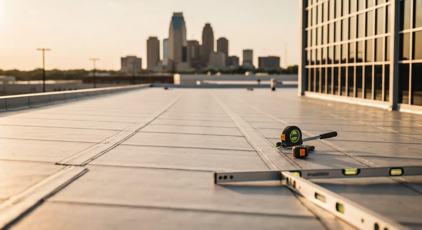 Commercial roof project