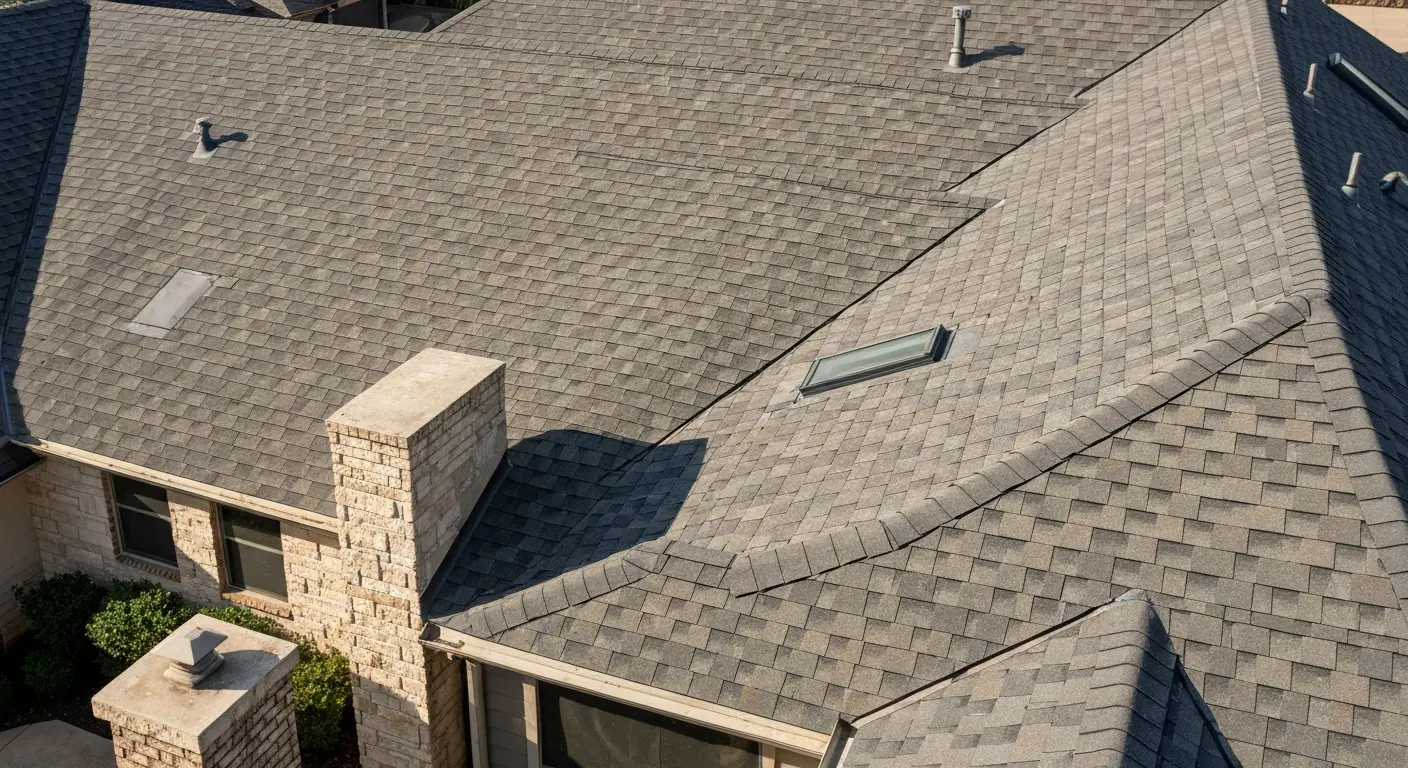 Residential roof installation