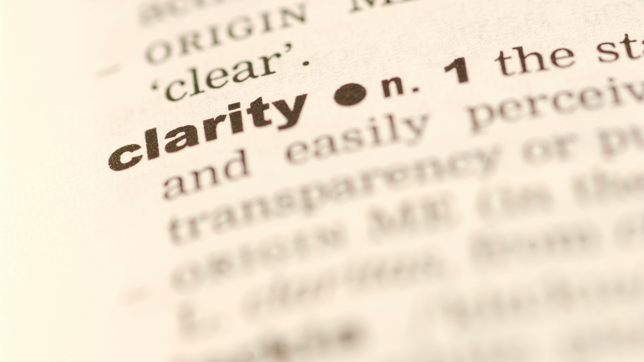The Executive Pastor is Clarity Champion!