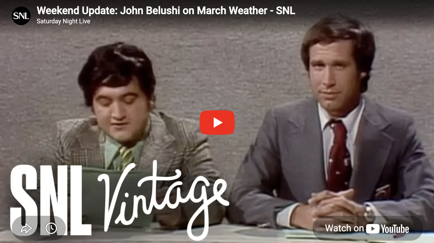 And this week's funny video