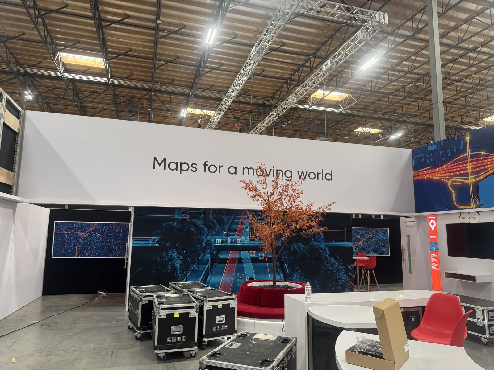 SEG fabric trade show booth build by Retail Print Group