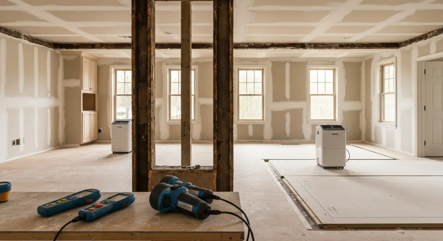 Fire damage restoration