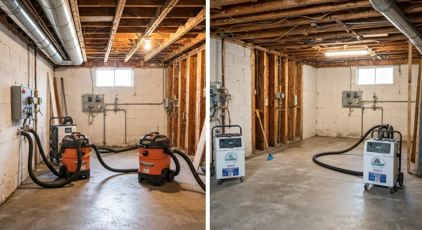 Sewage cleanup and contamination restoration