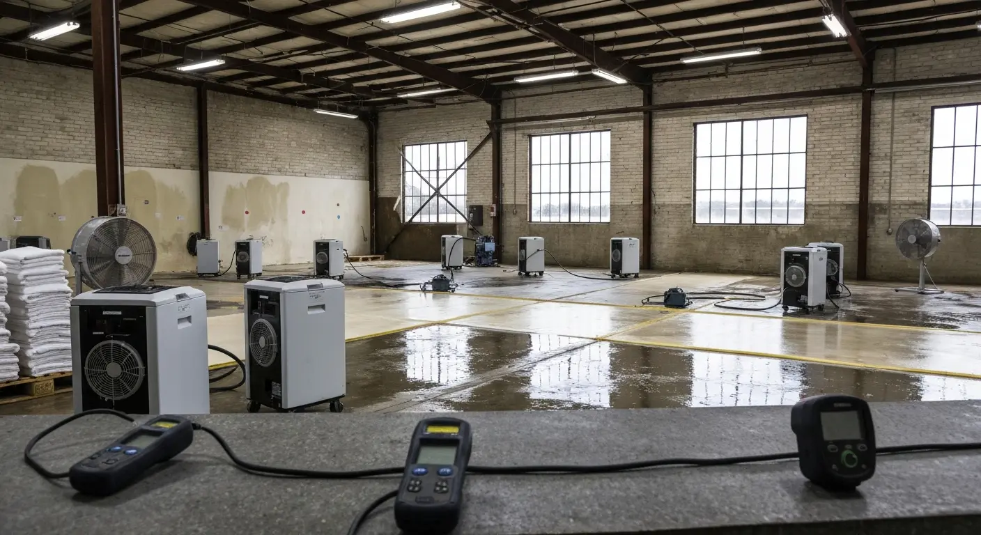 Storm damage and water restoration