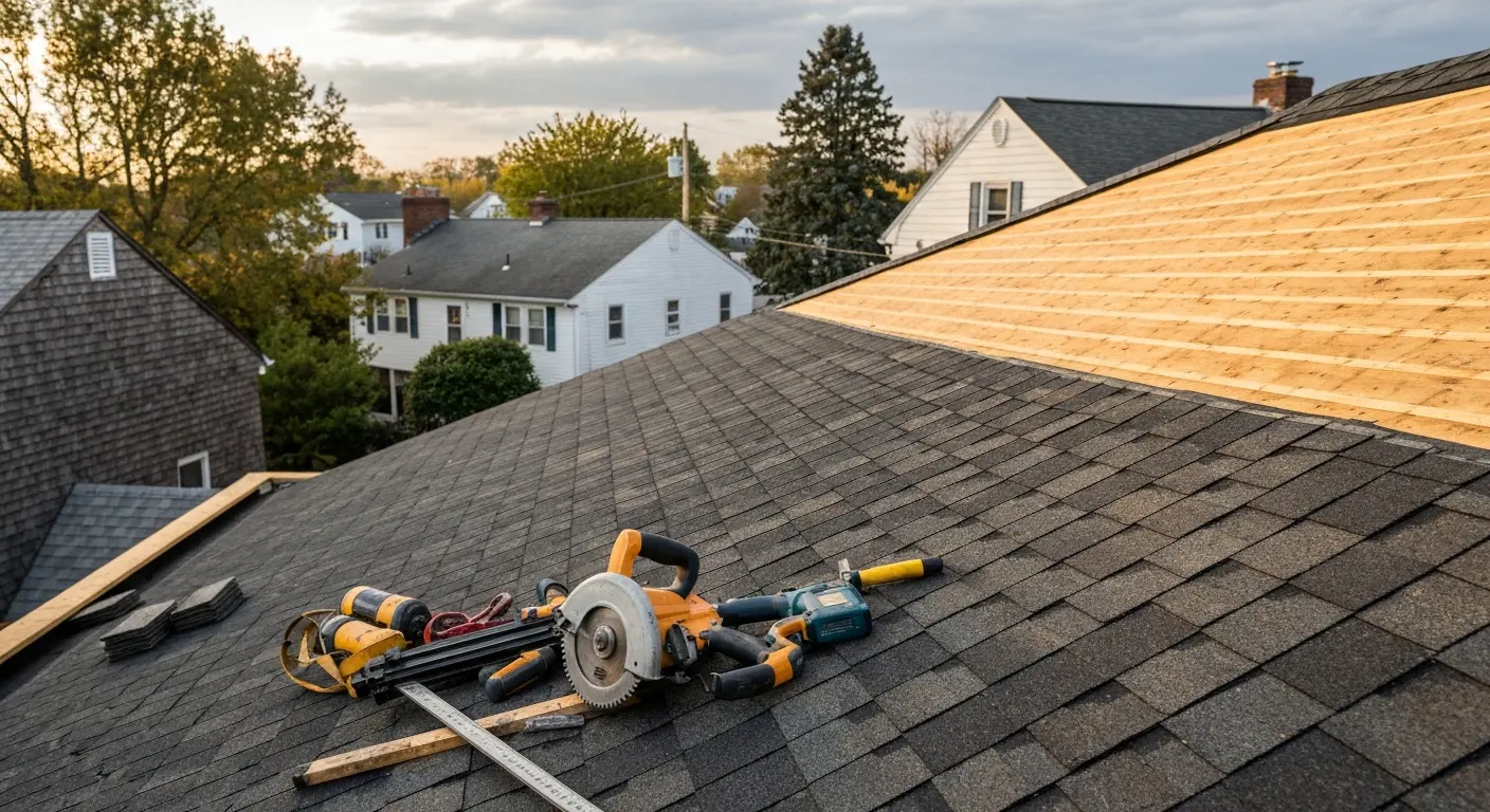 Storm damage restoration