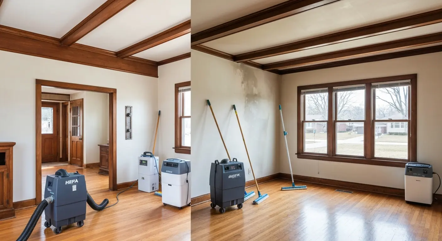 Fire damage smoke restoration