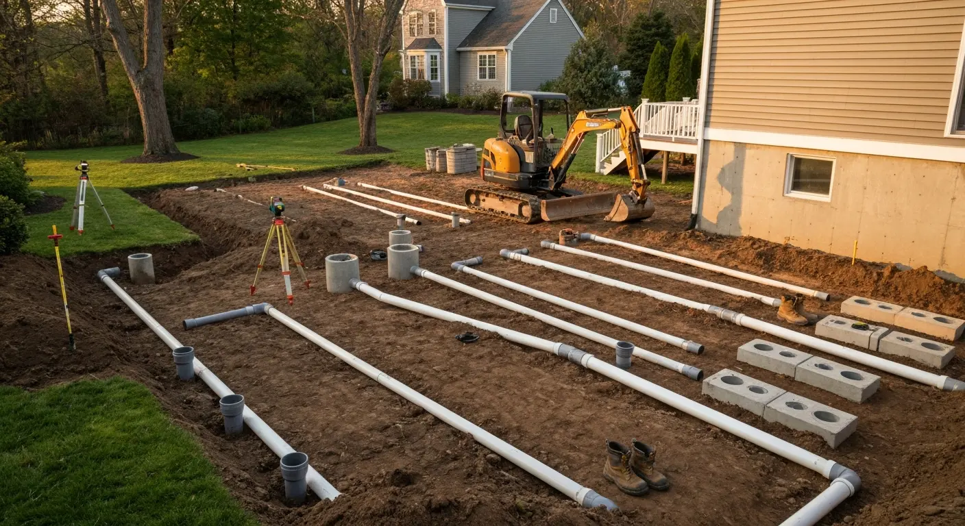 Septic tank failure restoration