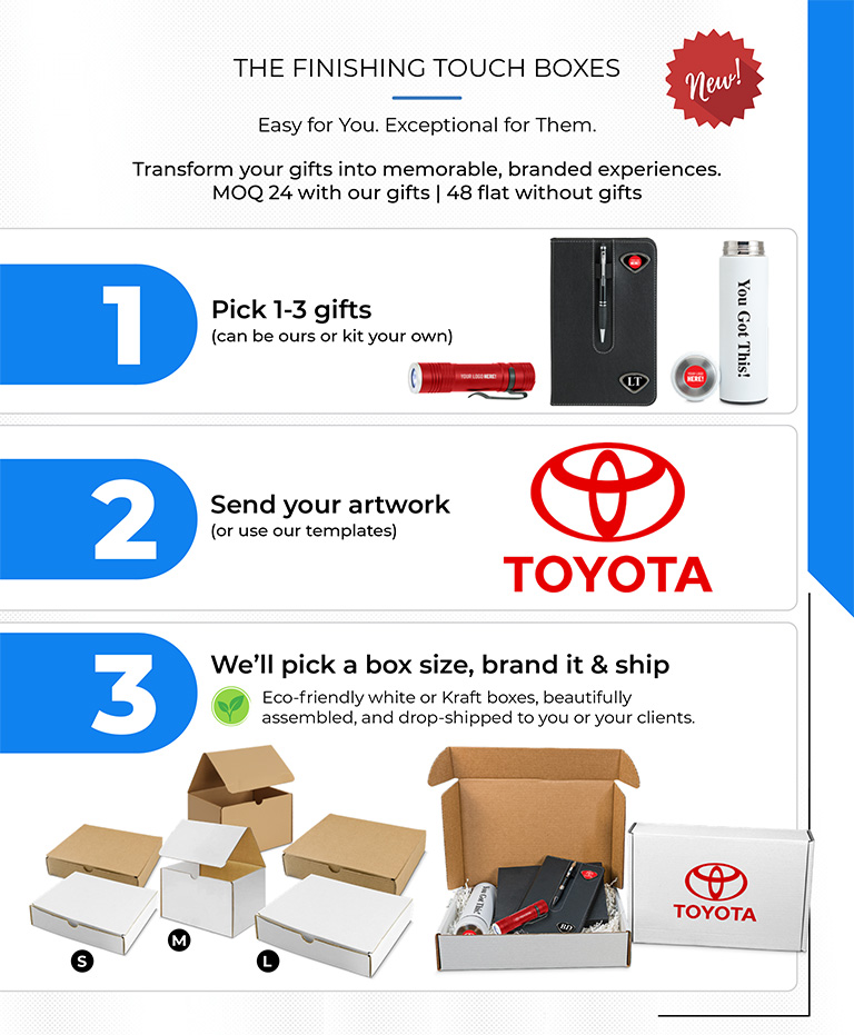 the Finishing Touch boxes